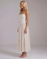 Cielle Floral Midi Dress - Floral Print