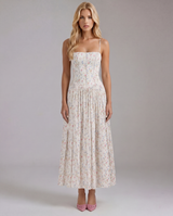 Cielle Floral Midi Dress - Floral Print