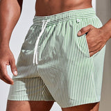 Theorien - Striped Quick Dry Swim Shorts