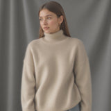 Liora – Women’s Oversized Cashmere Turtleneck Sweater