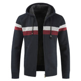 Maelric – Hooded Zip-Up Fleece Lined Sweater for Men
