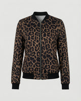 Almira - Shiny Womens Bomber Jacket With Zip