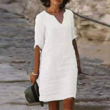 Yesha – Comfortable Linen Summer Dress