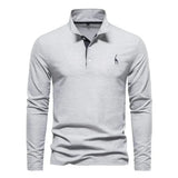 Evren - Mens Long Sleeve Polo Shirt