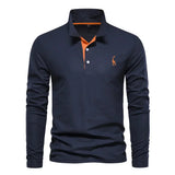 Evren - Mens Long Sleeve Polo Shirt
