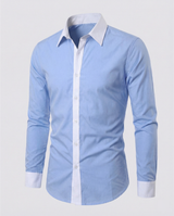 Valerion - Two Tone Slim Fit Mens Shirt