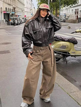 Laurenna – Women's Zip Up Biker Jacket
