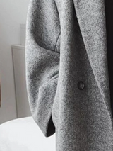 Alenia – Oversized Wool Blend Long Coat for Women