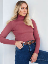 Alvera - Womens Classic High Neck Sweater