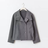 Elise - Women Double Breasted Short Jacket