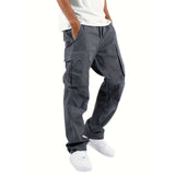 Dave - Straight Cut Wide Leg Cargo Pants