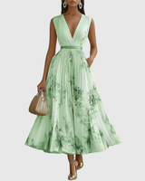 Meira - Pleated Maxi Dress