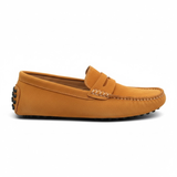 Caviero - Genuine Leather Men Driving Loafers Slip On
