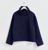 Cappotto Corto Donna – Doppiopetto con Bottoni
