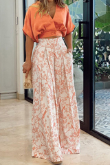 Genevora - Premium Satin Palazzo Set