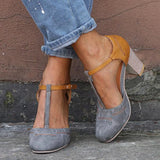 Cecillia - Vintage Closed Toe Heels