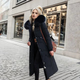 Iselotte – Women’s Long Puffer Down Coat with Collar