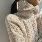 Liora - Womens Cashmere Turtleneck Sweater