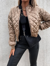 Elowira – Women Short Zip Quilted Jacket