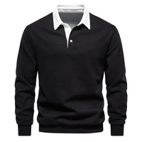 Lucien - Mens Premium Long Sleeve Polo Shirt