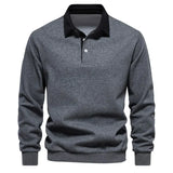 Lucien - Mens Premium Long Sleeve Polo Shirt