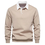 Lucien - Mens Premium Long Sleeve Polo Shirt