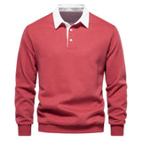 Lucien - Mens Premium Long Sleeve Polo Shirt