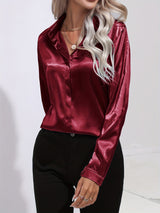 Julia – Women’s Satin Blouse