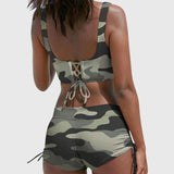 Cyzrel - Camo Two Piece Bikini Swimsuit