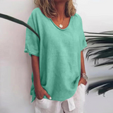 Laurielle - Women Loose Comfort Blouse Long Sleeve