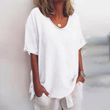 Laurielle - Women Loose Comfort Blouse Long Sleeve