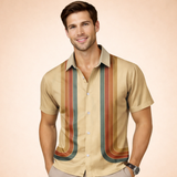 Arnold - Mens Retro Style Button Shirt
