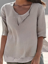Marisse - Elegant Layered Effect Blouse
