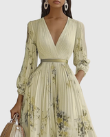 Meira - Pleated Maxi Dress