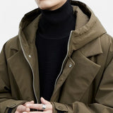 Tavric – Men’s Long Waterproof Winter Jacket with Hood