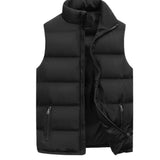 Caelan – Men’s Lightweight Sleeveless Puffer Gilet with High Zip Collar