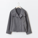 Cirelle - Women Double Breasted Short Coat