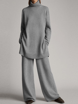 Rebecca – Relaxed Fit Ribbed Womens Loungewear Set
