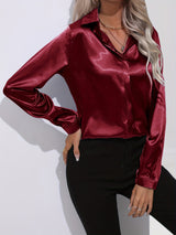 Julia – Women’s Satin Blouse