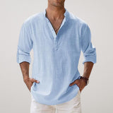 Nathaniel – Mens Relaxed Long Sleeve Button Shirt