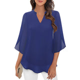 Rosa – Womens Relaxed Fit V Neck Blouse