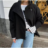 Cappotto Corto Donna – Doppiopetto con Bottoni