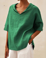 Zaylora - Linen Spring Summer Women Blouse