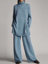 Rebecca – Relaxed Fit Ribbed Womens Loungewear Set
