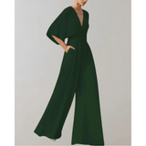 Celiane – Womens Wide Leg Fitted Jumpsuit