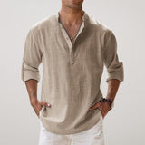 Nathaniel – Mens Relaxed Long Sleeve Button Shirt