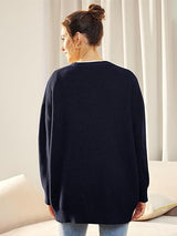 Alenya – Women’s Oversized Cardigan with V-Neck and Button Fastening