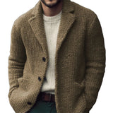 Derinor – Men’s Soft Knit Cardigan with Button Closure