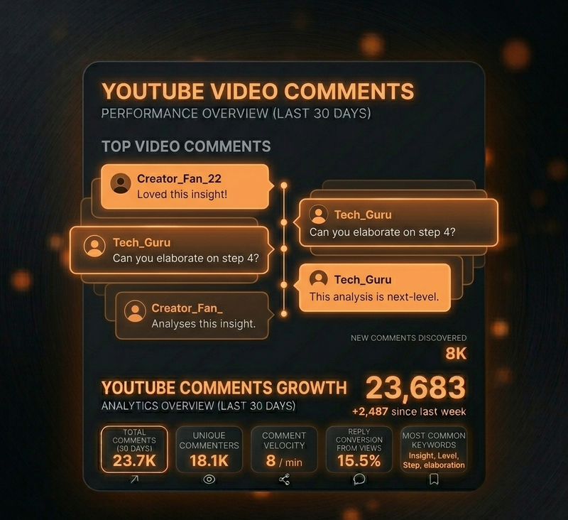 YouTube Comments Flow
