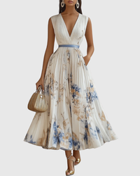 Meira - Pleated Maxi Dress